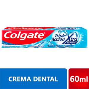 Crema Dental Colgate Triple Acción Extra Blancura 60ml
